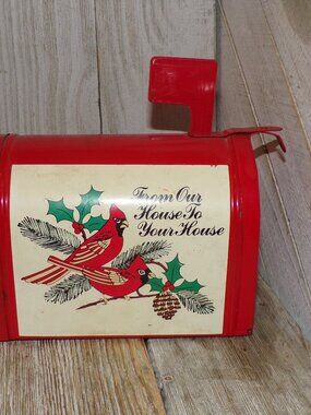 From Our House to your House Mail Box, Small Tin